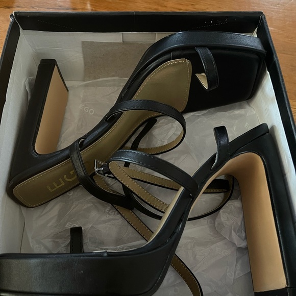 Ego black platform starkly heel - Picture 2 of 5